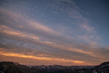 Puesta de sol en Ordino Arcalís, Andorra