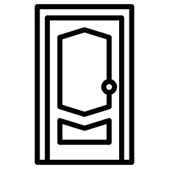 Wall Mural - door icon