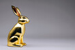 © StudioJXW - Golden rabbit statue, 3d, photorealistic, offset, generative AI