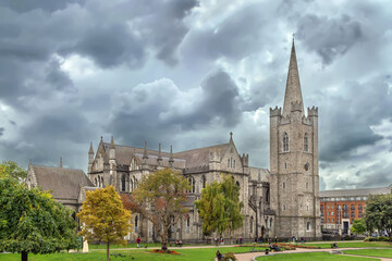 Sticker - St Patrick's Cathedral, Dublin, Ireland