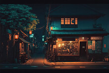 Lofi Tokyo Street At Night