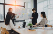 © SOMKID - Asia business meetings team and business presentations to new projects, Consultations of business people working in meeting room, Brainstorming together to get ideas concept.