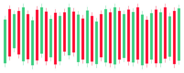 Poster - Japanese candle stick abstract pattern chart indicator design template. Crypto, stock and forex economy business investment trading analysis.