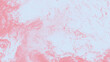 Pink and white watercolor abstract background, marble effect, panorama