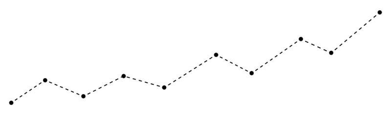 Aufkleber - Economy business lines target background design template. Finance investment strategy concept.
