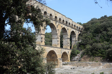 Canvas Print - Pont du Gard, Provence, Frankreich