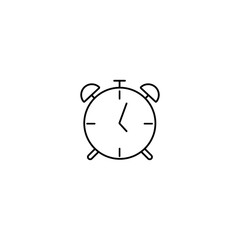 Poster - Time and clock line icons. Vector linear icon set.