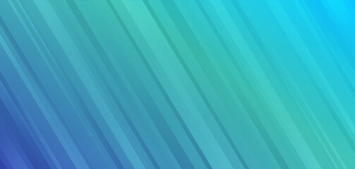 Aufkleber - Blue vivid background abstract vector with diagonal light line stripes and green colors pattern texture gradient digital graphic illustration design, navy cold geometric modern image wallpaper banner