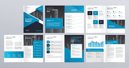 layout template for company profile ,annual report , brochures, flyers, leaflet, magazine, book with cover page design	