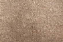 Cloth. The Texture Of The Burlap Fabric Is Close-up. Packaging Material. Background Of Burlap Hessian Sacking