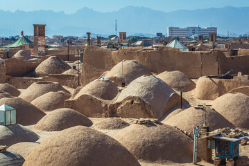 Wall Mural - Domed roof of Khan bazaar in Yazd city, Iran