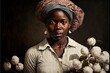 © Ecleposs - black woman cotton collector generative ai portrait