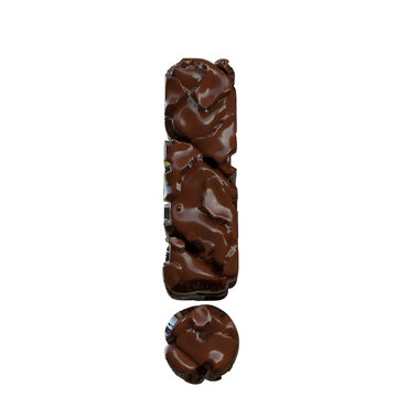 Chocolate symbol bottom view