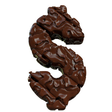 Chocolate symbol bottom view
