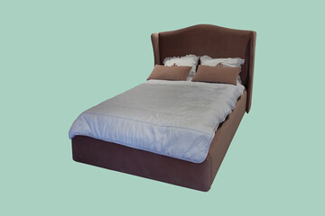 Sticker - Contemporary double bed