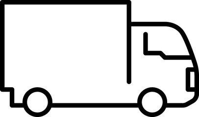 Wall Mural - Truck icon freight, delivery symbol. Vector illustration.