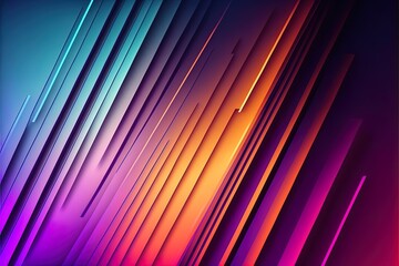 Wall Mural - gradient motion flow minimal shape background