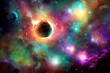 © Melissa - Meteor and glowing galaxies IA