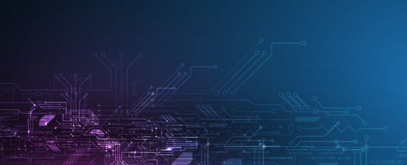 Technology data background, idea of global business solution