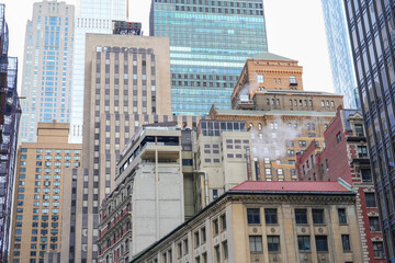 Wall Mural - old building exterior in New York city