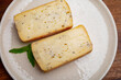 © barmalini - Italian cheese collection, yellow taleggio cheese with black truffles mushrooms