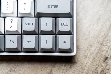 The mechanical keyboard