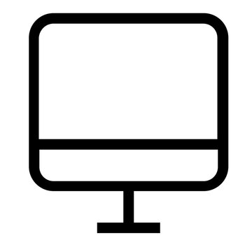 Lcd line icon