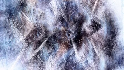 Aufkleber - background pattern with fractal needle structures. Winter structure.