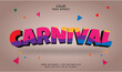 © Navy Graphic - Carnival text effect. Editable text effect style.