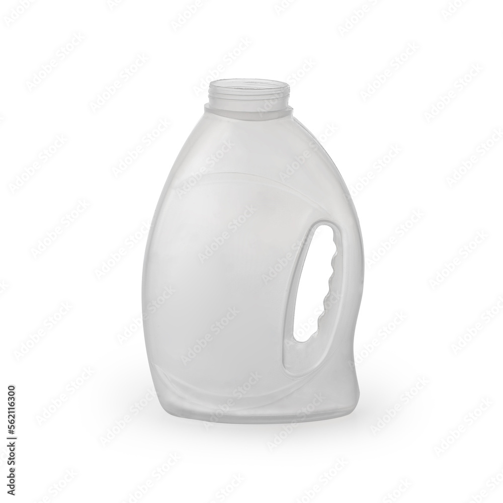 Laundry detergent vector plastic bottle, realistic packaging mockup for ...