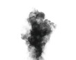 set of bad smoke pollution on transparency background