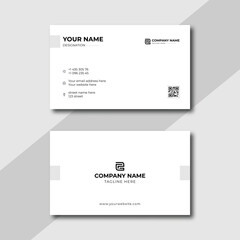 Poster - Business card design template, Clean professional, visiting card, Creative and modern business card template. Ready For Print