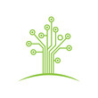 digital tree, green technology