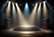 lighting, tribune, and stage Generative AI