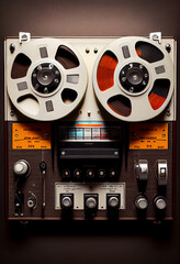 Poster - Beautiful real tape . Generative AI technology 