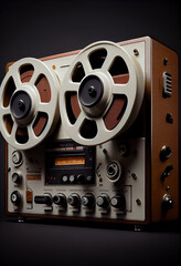 Poster - Beautiful real tape . Generative AI technology 