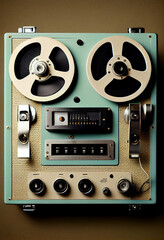 Poster - Beautiful real tape . Generative AI technology 