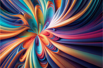 Aufkleber - Wonderful Abstract colourful line background. Starburst dynamic wave. Background pattern for design.