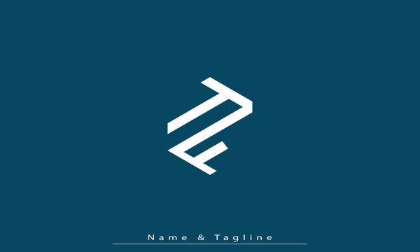 Alphabet letters Initials Monogram logo TF , FT