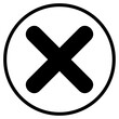 Cross icon transparent png 
