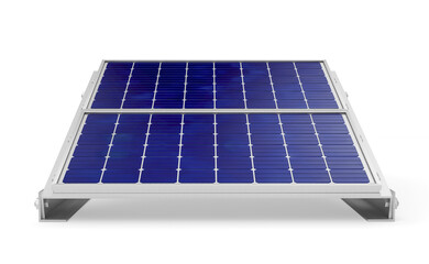 Sticker - Solar panels in realistic 3d render