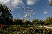 Ferris Wheel In Paris