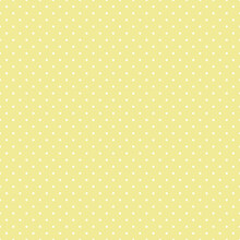 Retro White And Yellow  Polka Dot Seamleess Pattern.Fashion Polka Dot Fabric.	