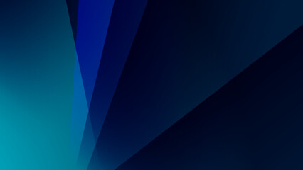 Fototapete - Vector 3d blue abstract, science, futuristic, energy technology concept. Digital image of light rays, stripes lines with blue light, speed and motion blur over dark blue background