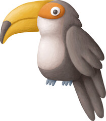 Poster - Toucan bird cartoon illustration