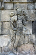 Detailed statues on Plaosan temple wall in Java. Taken July 2022.