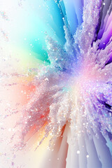 Canvas Print - Abstract Colorful Background.  Created with Generative AI Technology