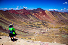 Landscape Photo Of The Magic Mountain Seven Colors Vinicunca Peru