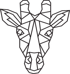  Vector abstract polygonal geometric wild animal
