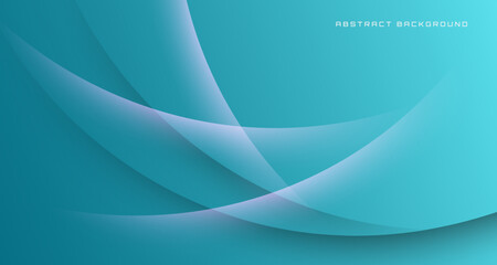 3d blue geometric abstract background overlap layer on bright space with waves decoration. graphic d